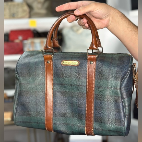 Handbags - ralph lauren mini duffle
